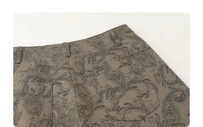 New Women Jeans Loose Casual High Waist Wide Leg Denim Pants Paisley Female Trousers Spring Autumn 2026
