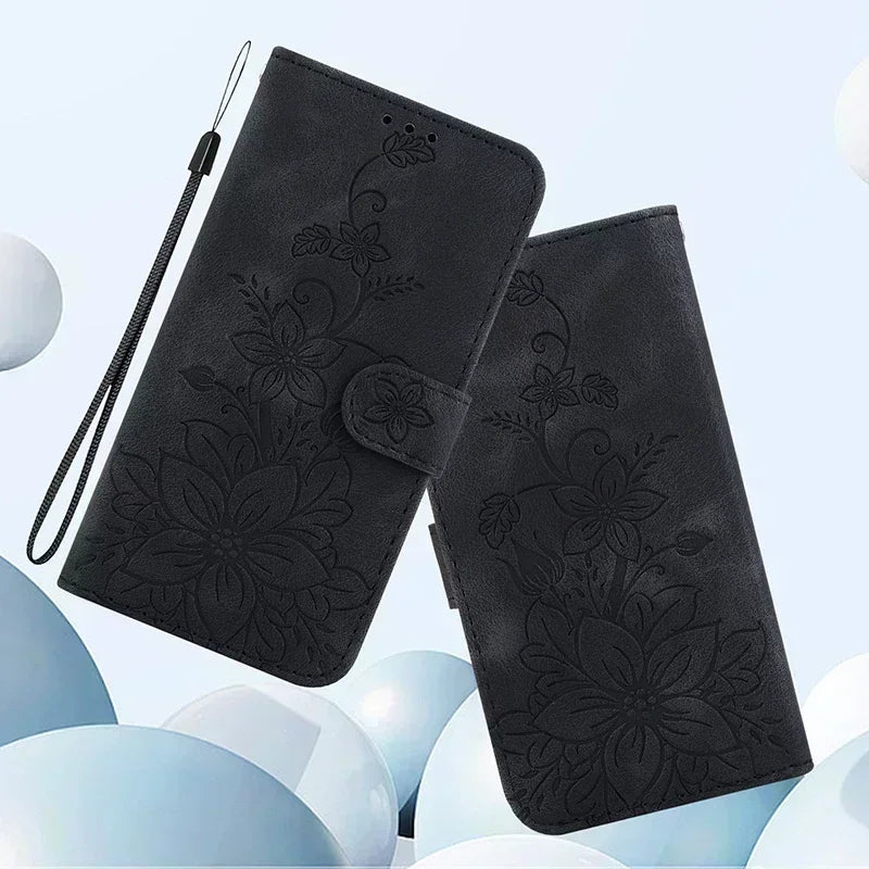 Leather Phone Case For iphone 15 14 13 12 11 Pro Max XS XR 7 6 6 6s Plus SE SE3 se4 2024 Wallet Lanyard Cover