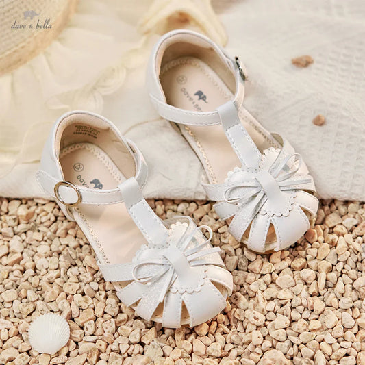 Girls Summer Sandals Children Fashion Shoes Soft Cool Breathable Princess Sweet Party Baby Casual Sandals DB2251120-A
