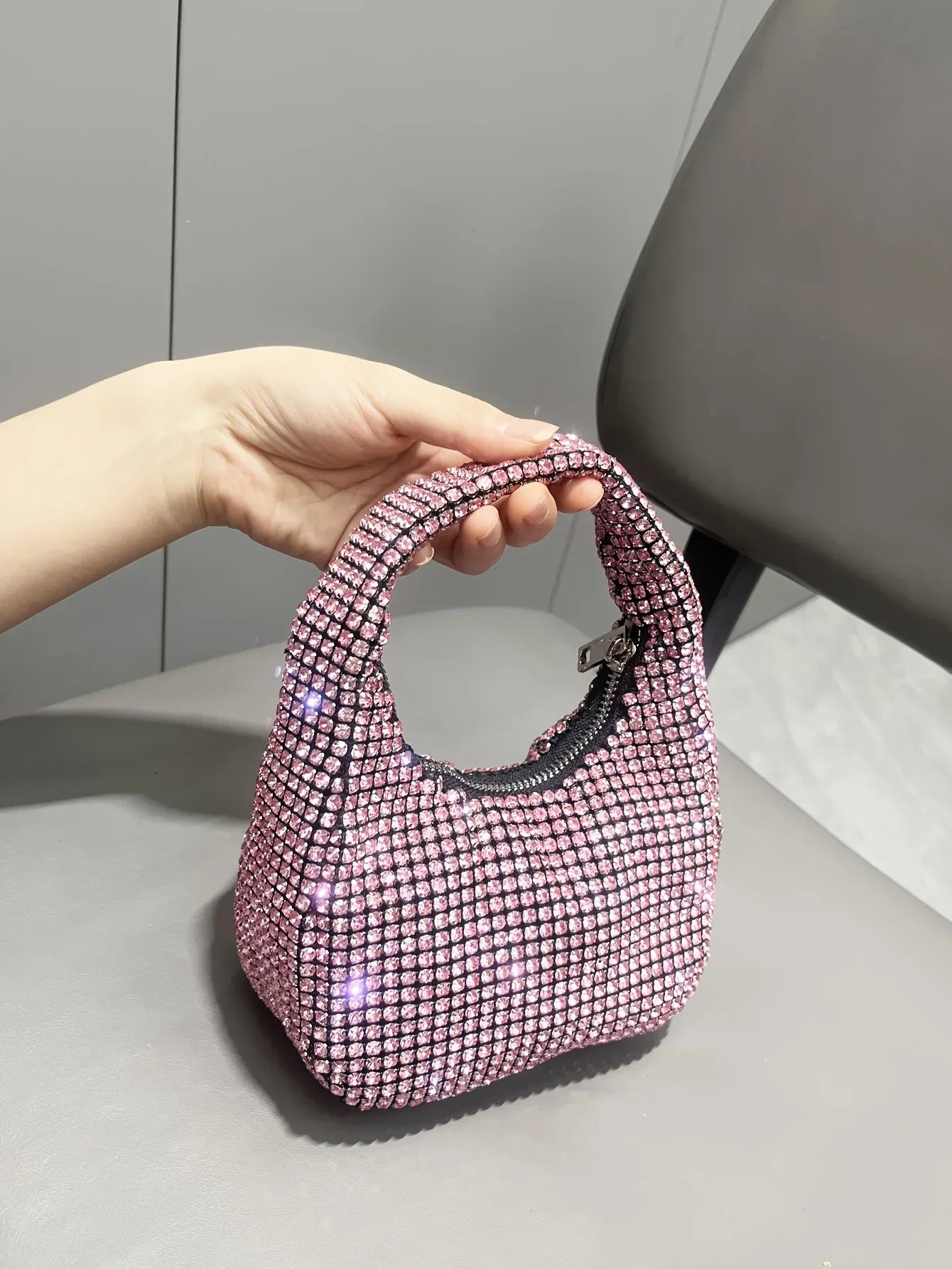 Shiny Crystal Clutch Purse Rhinestone Handmade Purses and Handbags Luxury Designer Evening Clutch Bag Purse Weding Party Bags
