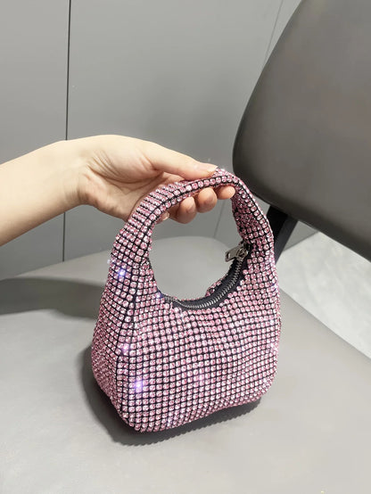 Shiny Crystal Clutch Purse Rhinestone Handmade Purses and Handbags Luxury Designer Evening Clutch Bag Purse Weding Party Bags