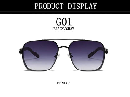 2023 Sunglasses For Men Square Sunglasses Women Trendy Luxe Vintage Fashion Glasses Retro Steampunk Shades Gafas De Sol Hombre