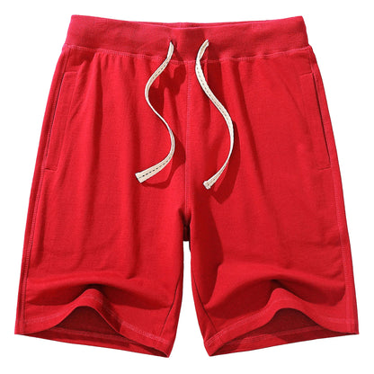 Gray Cotton Shorts Men Summer Sport Fitness Gym Workout Jogger Shorts with Pocket High Quality Plus Size Home Casual Sweatshorts
