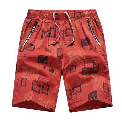 Men's Sweatpants Baggy Comfortable Shorts Male Casual Travel Outdoor Sports Bermuda Shorts Elastic Waist Y2K Print Half Pants