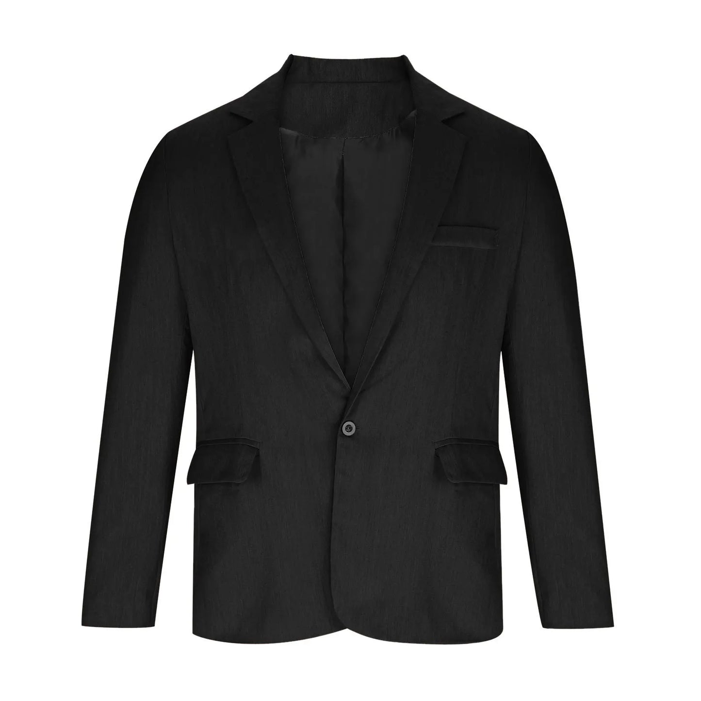 2026 Fashion Men's Clothing Business Casual Blazer Coats Classic Single Button Slim Fit Suit Jackets Elegant Gentleman Suit Tops