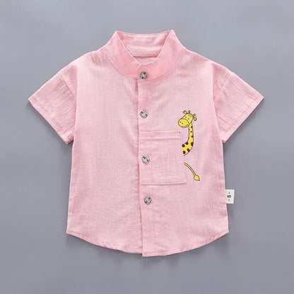 Summer Baby Boys GIrl Clothes Suit Children Casual Cartoon Shirt Shorts 2Pcs/Sets Kids Outfits Toddler Costume Infant Tracksuits