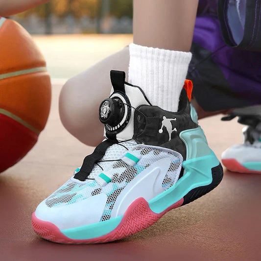 Kids Basketball Shoes Boys Sneakers Non-slip Child Trainer Basket Shoes Outdoor Children Sport Shoes Sneakers Sportschuhe Kinder