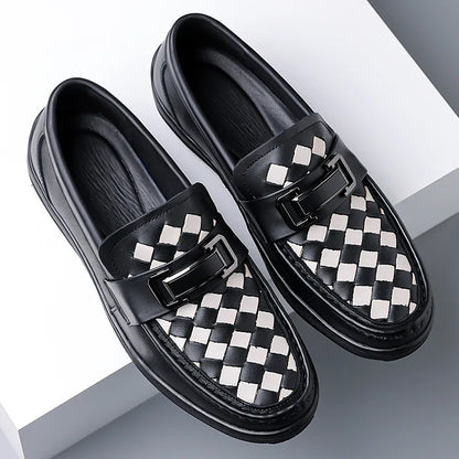 Soft Sole Loafers Shoes for Man Summer Autumn New Designer Leather Shoes Male Fashion Business Casual Luxury Shoe Man