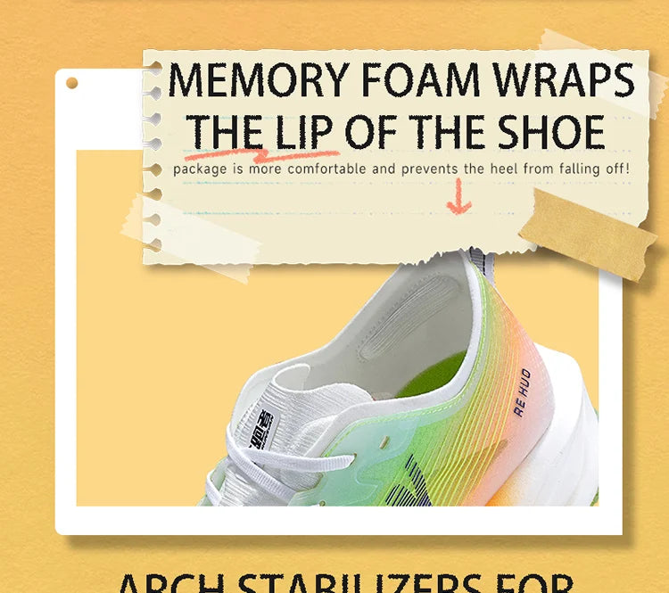 Carbon plate men marathon running shoes professional stable support shock absorption ultra light rebound sports shoes