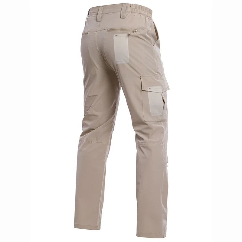 Men’s Quick Dry Hiking Pants Lightweight Water Resistant Tactical Work Outdoor Fishing Cargo Trousers