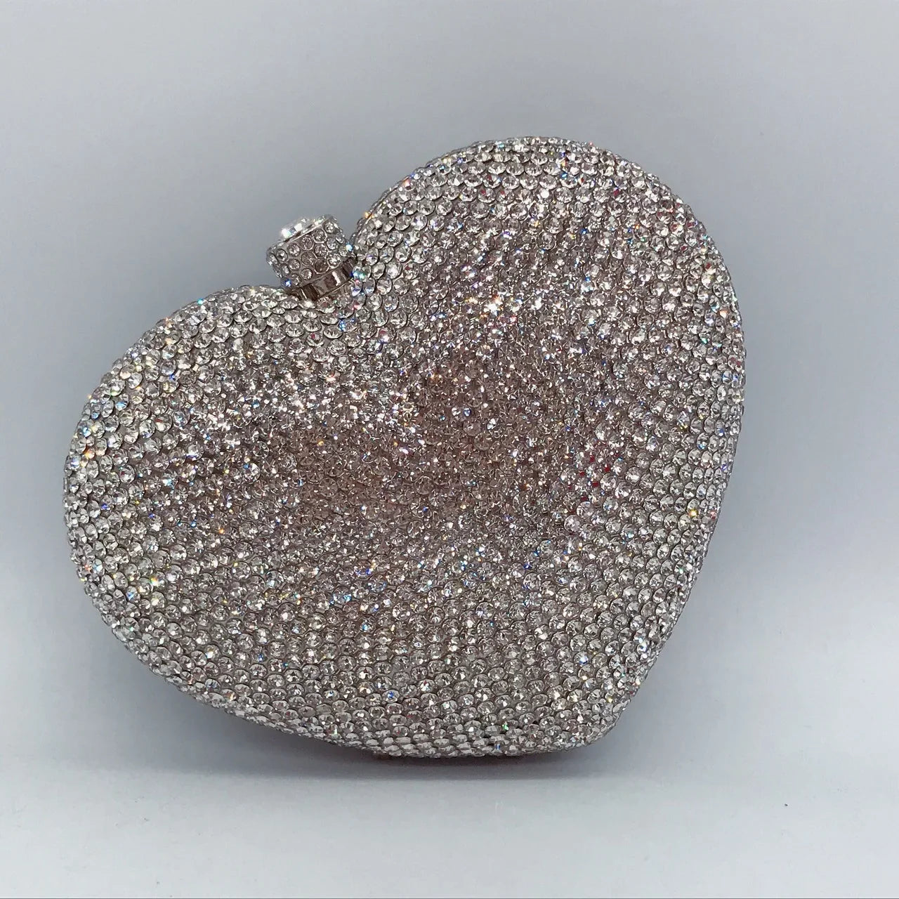 Heart Shaped Crystal Evening Clutch Bag Women Luxury Designer Rhinestones Purses And handbag Wedding Party Stones Day Clutches