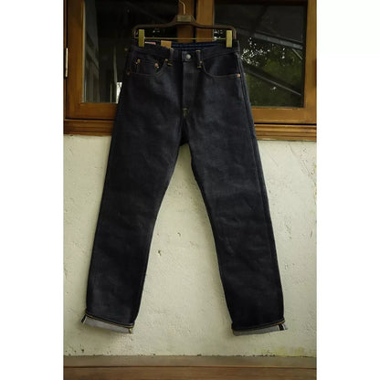 22oz Heavyweight Selvage Denim Jeans Rigid Straight Fit Pants Lot N235