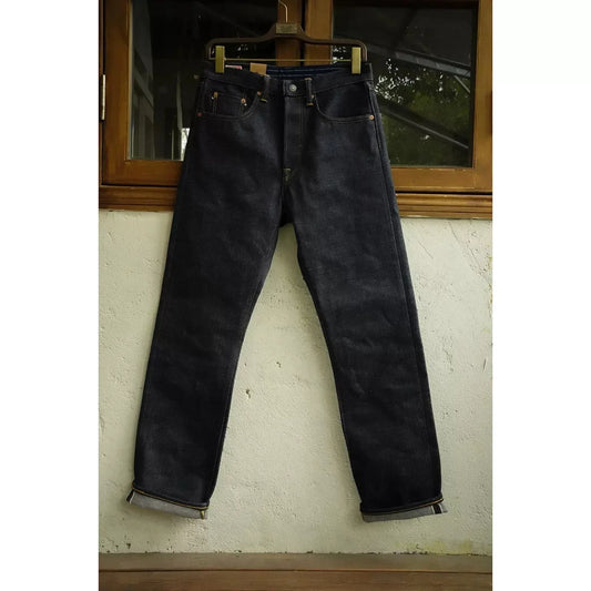 22oz Heavyweight Selvage Denim Jeans Rigid Straight Fit Pants Lot N235