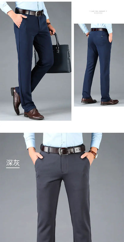 10XL Oversize Men Business Pants Winter Men's Trousers Man Casual Formal Tailoring Clothes Social Suit Clothing Slacks PantsMens