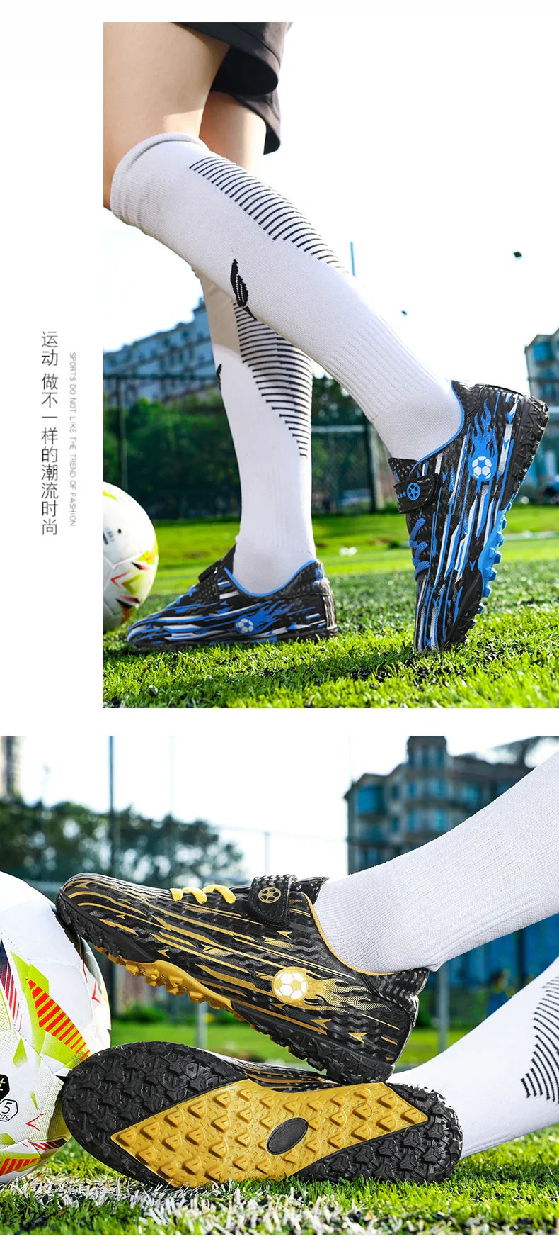 New Kids Professional Soccer Shoes Cleats TF Indoor Men Football Field Boots Original Football Society Shoes Grass Training Fast