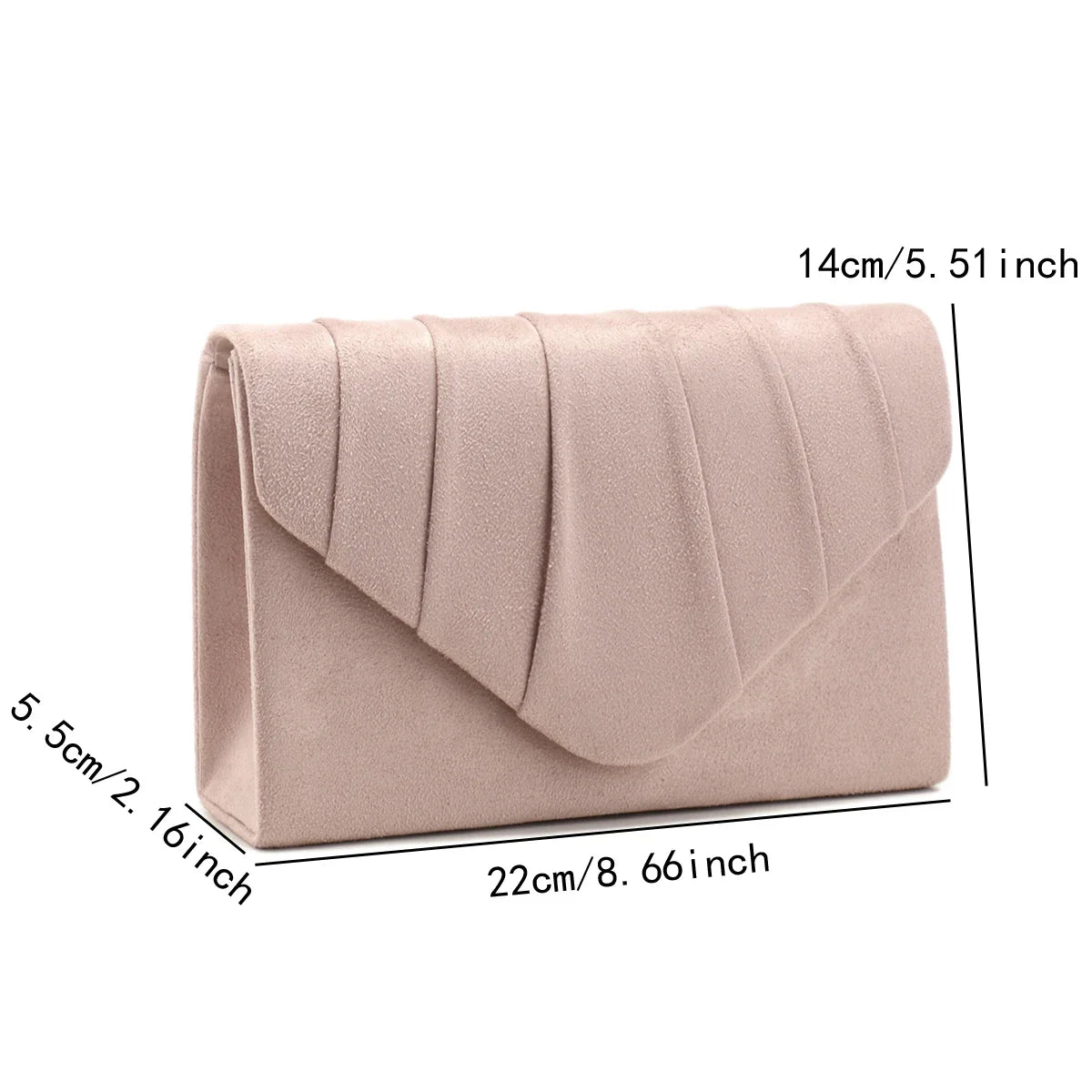 Silver Clutch Bags Envelope Design Women Evening Bags Velvet Cover Chain Shoulder Casual Party Dinner Handbags Banquet Prom Purs