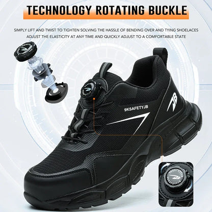 New 2025 Insulation Shoes Construction Work Boots Anti-smash Anti-puncture Safety Shoes Men Steel Toe Boots Indestructible Shoes