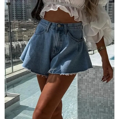 High Waist Hot Pants 2026 Spring and Summer Women's Casual Shorts