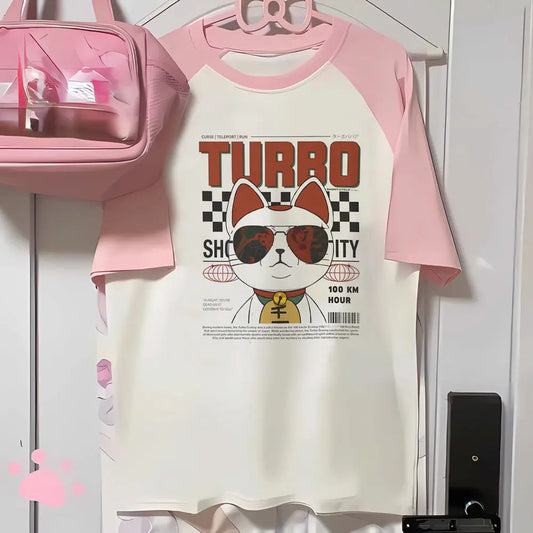 Dandadan top tees female Pop Culture harajuku  Y2k women anime 2000s tshirt women streetwear Y2k Vintage Pastel Colorful