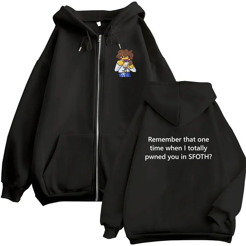 Funny Blame John Meme Zipper Hoodie Shedletsky Forsaken Fashion Autumn/Winter Sweatshirt Men Women Casual Oversized Coats Hoody
