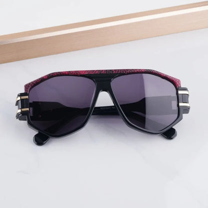 163 luxury designer men's sunglasses  women high quality acetate alloy irregular square frame Prescription eyeglasses fashion