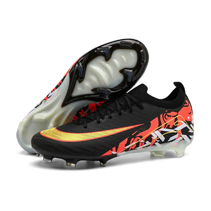 New Men Soccer Shoes Sneakers Original Football Boots Training Long Spikes Drop Shipping Futsal Cleats Match Ultralight Indoor