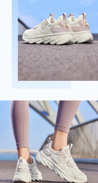 Women Running Sport Shoes Lightweight Non-Slip Shock-absorption Breathable Mesh Girl Sneaker Female 682232212