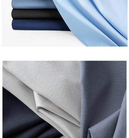 47% Cotton 47% Modal 6% Spandex T Shirt Men Short Sleeved Summer Round Neck Undershirt Plus Size Men's Solid Color Tops Tees