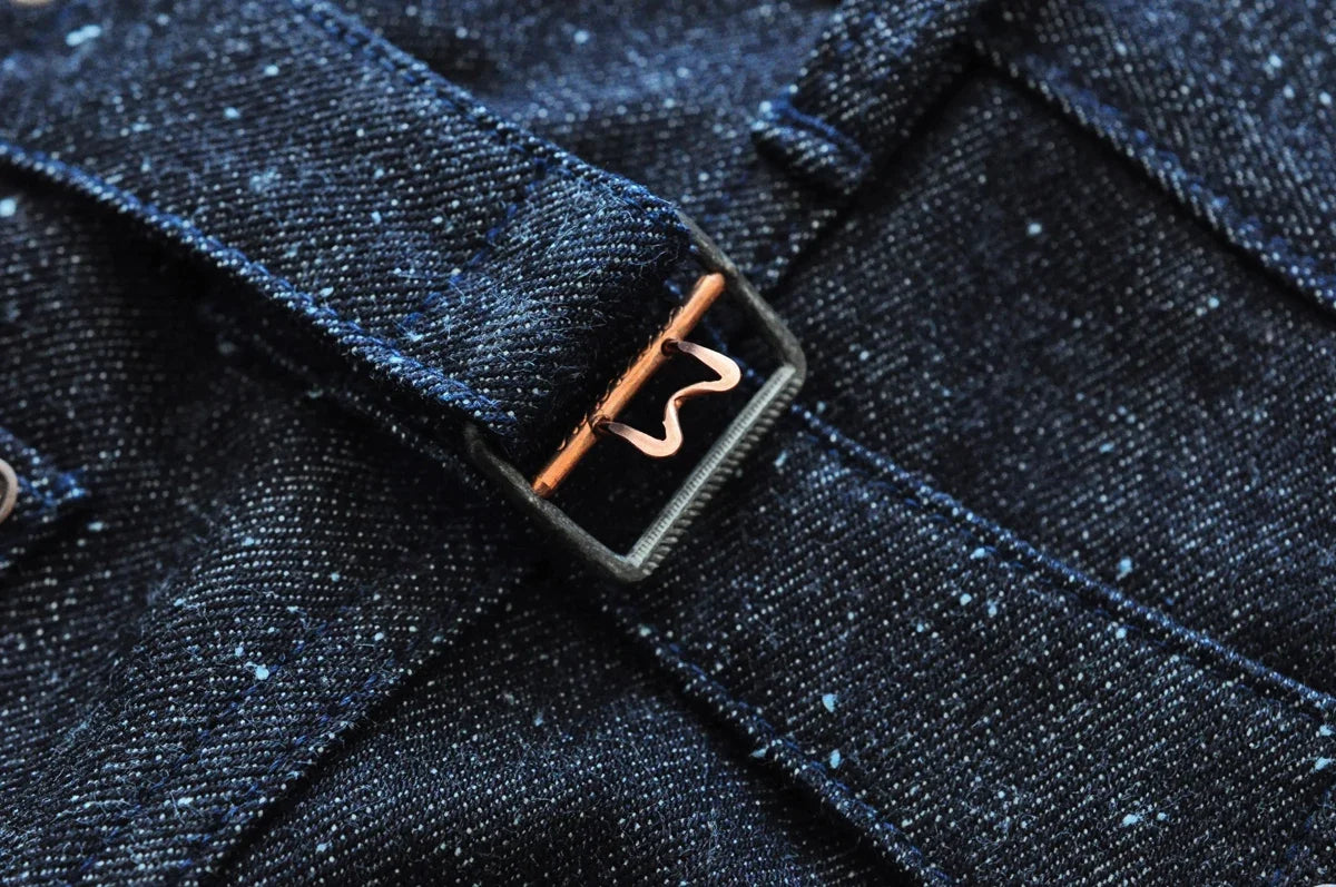 Men Jeans Sanforized Selvedge Raw Denim Denim Jeans for Men Linum Silver Button Cotton Wide Leg Loos Fit