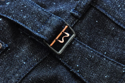 Men Jeans Sanforized Selvedge Raw Denim Denim Jeans for Men Linum Silver Button Cotton Wide Leg Loos Fit