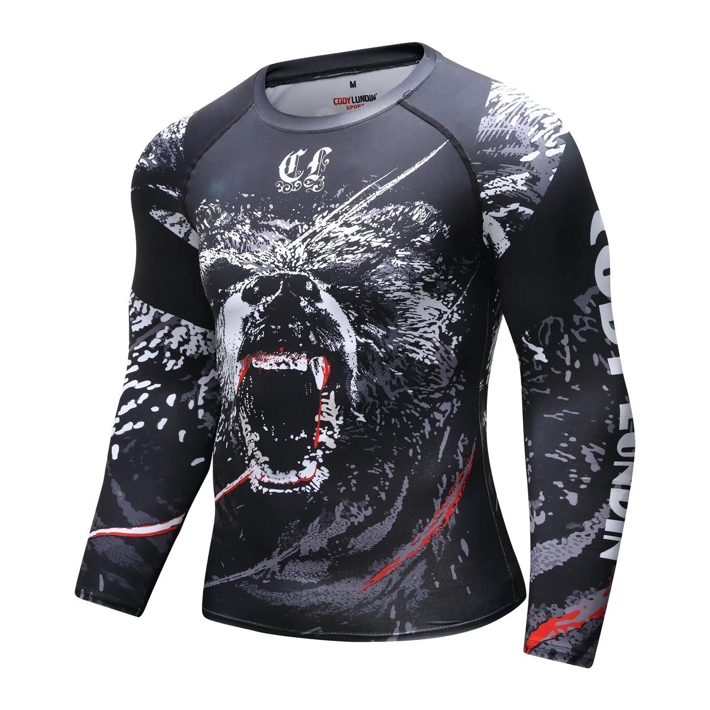 Cody Men Grappling Wear Jiu Jitsu Gi Rashguard BJJ Boxing T-shirts UPF 50+ Male Athletic Running Blouses Compression Gym Tees