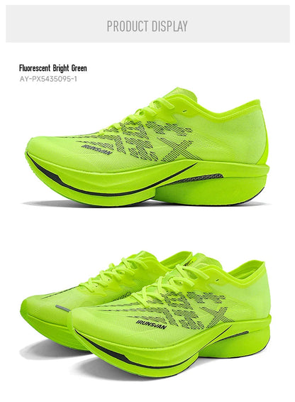 Carbon Plate Sports Shoes Marathon Professional Running Shoes Shock Absorbent Breathable Jogging Shoes Unisex 095