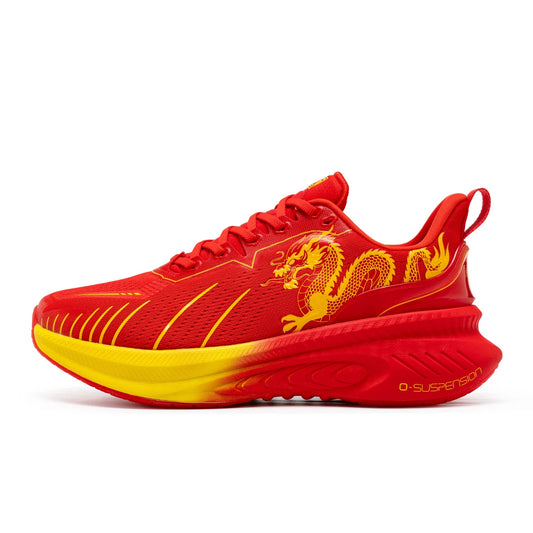 Running Shoes Reflective Red Bumper Elite Height Increasing Sport Shoes for Outdoor Breathable Mesh Walking Sneakrs Men