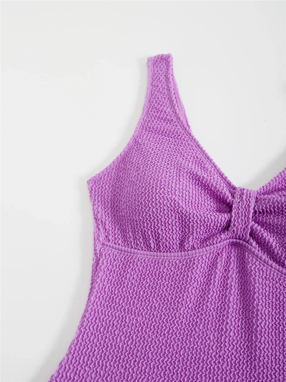 Slim V Neck Swimsuit Women 2025 New One Piece Vacation Swimwear Solid Bodysuit Female Bathers Swimming Monokini Summer Beachwear
