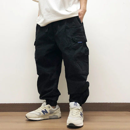 High Quality Japanese Streetwear Baggy Cargo Pants Hip Hop Men'S Clothing Plus Size Casual Jogging Pants Harajuku Trousers Male