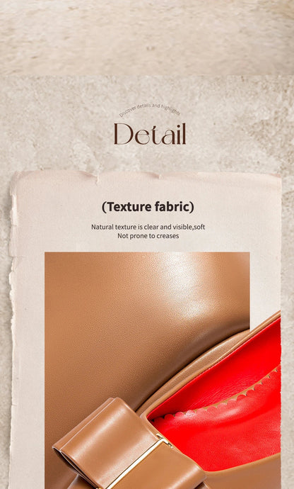 2025 Women's Flat Shoes New Black Pointed Bow Business Shoes Comfortable Commuting Women Shoes