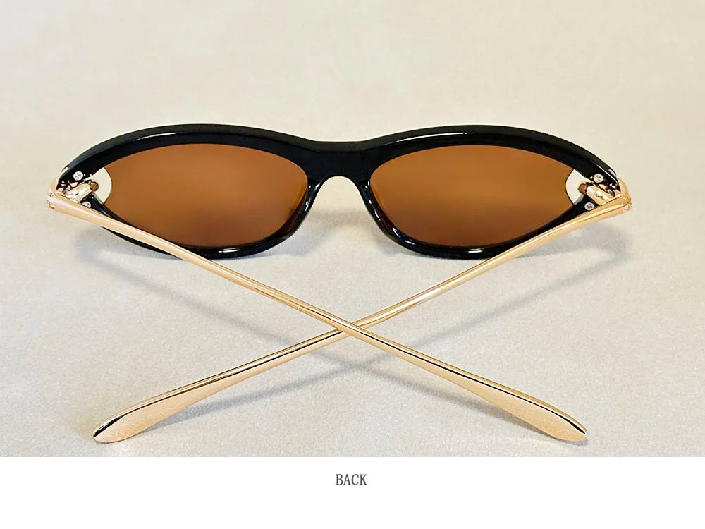 Fashion Oval Sunglasses Women 2026 Luxury Vintage New Cat Eye Sunglass Glasses Luxe Lunette Soleil Femme Lentes De Sol Mujer