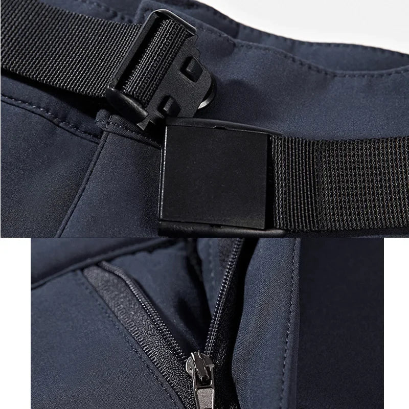 Men's Women's Pants Camping Fleece Lined Waterproof Winter Insulated Hiking Trekking Trousers Outdoor Work Slim Pant