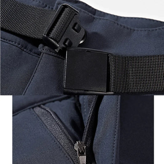 Men's Women's Pants Camping Fleece Lined Waterproof Winter Insulated Hiking Trekking Trousers Outdoor Work Slim Pant