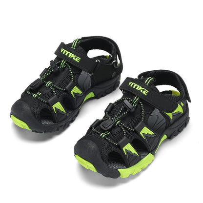 Boys Girls Sports Sandals Summer Kids Closed Toe Outdoor Sandals Athletic Water Shoes Sandals Child Pool Beach Sandals