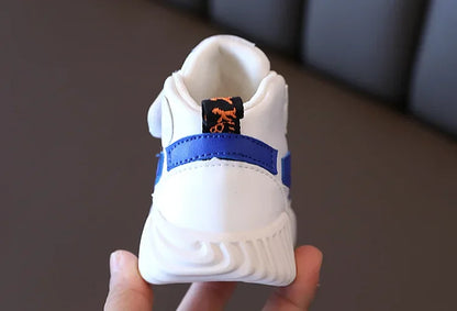 Children New Fashion Sports Shoes Toddler Breathable Mesh Sneaker Soft Sole Basketball Running Shoes Hook and Loop Comfort Shoes