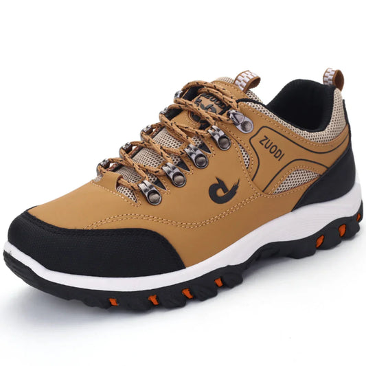 Men's leather Casual Shoes, Men's Sports Shoes, Spring,Autumn,Winter Shoes, Men's Tennis lightweight Wear-resistant Hiking Shoes
