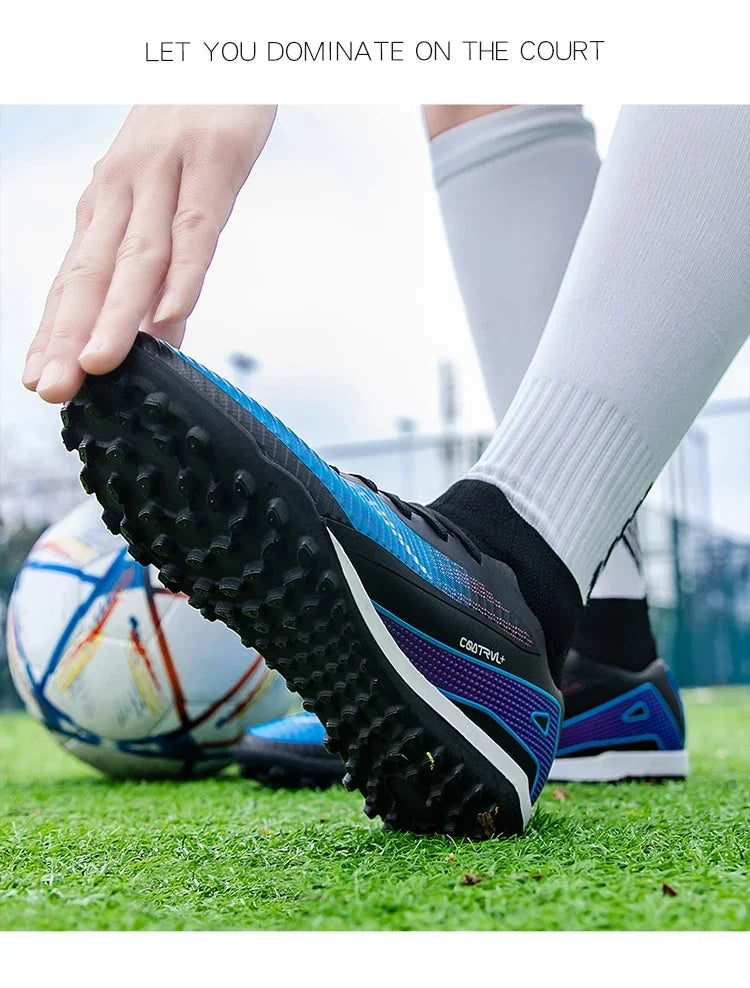 New Men Soccer Shoes Cleats Football Boots Professional Women Unisex Ultralight Match Grass Futsal High-quality TF/FG Sneakers