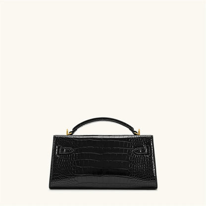 Luxury Leather and Woven Handbag with Vintage Metal Buckle, Elegant Short Handle, Stylish Women’s Tote for Evening & Daily Use