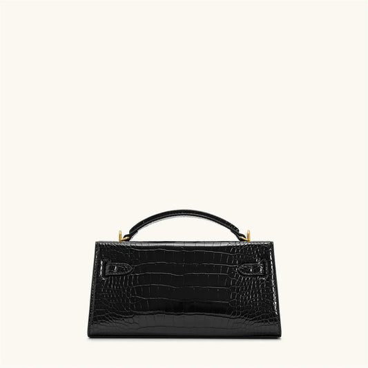 Luxury Leather and Woven Handbag with Vintage Metal Buckle, Elegant Short Handle, Stylish Women’s Tote for Evening & Daily Use