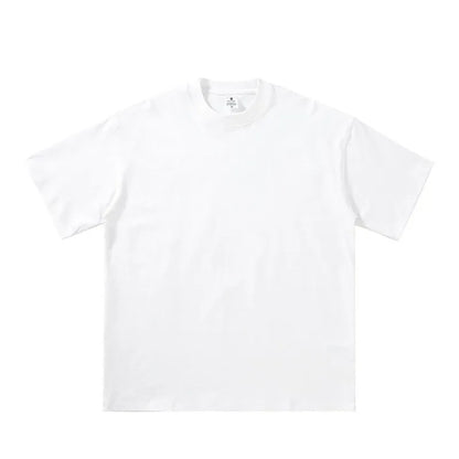 2025 Summer Men and Women T-shirt Cotton Solid Tshirts Oversized Short Sleeve T Shirt Fashion Soft White Black Tee Clothing Tops