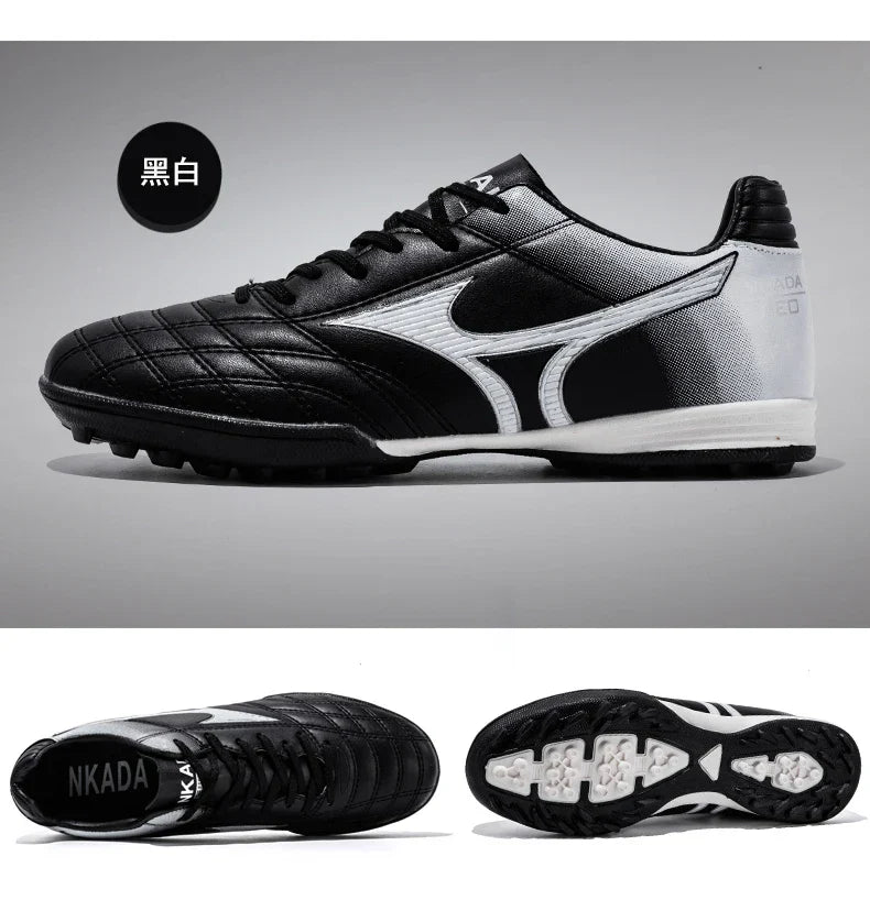 Hot Sale Youth Long Nail Soccer Shoes Children Students Large Size Broken Nail Soccer Shoes Unisex Training Shoes 35-45#