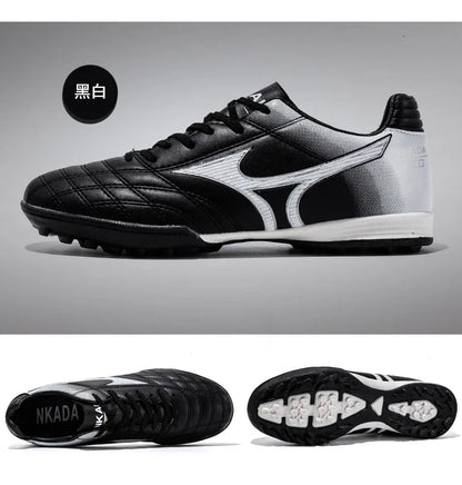 Hot Sale Youth Long Nail Soccer Shoes Children Students Large Size Broken Nail Soccer Shoes Unisex Training Shoes 35-45#