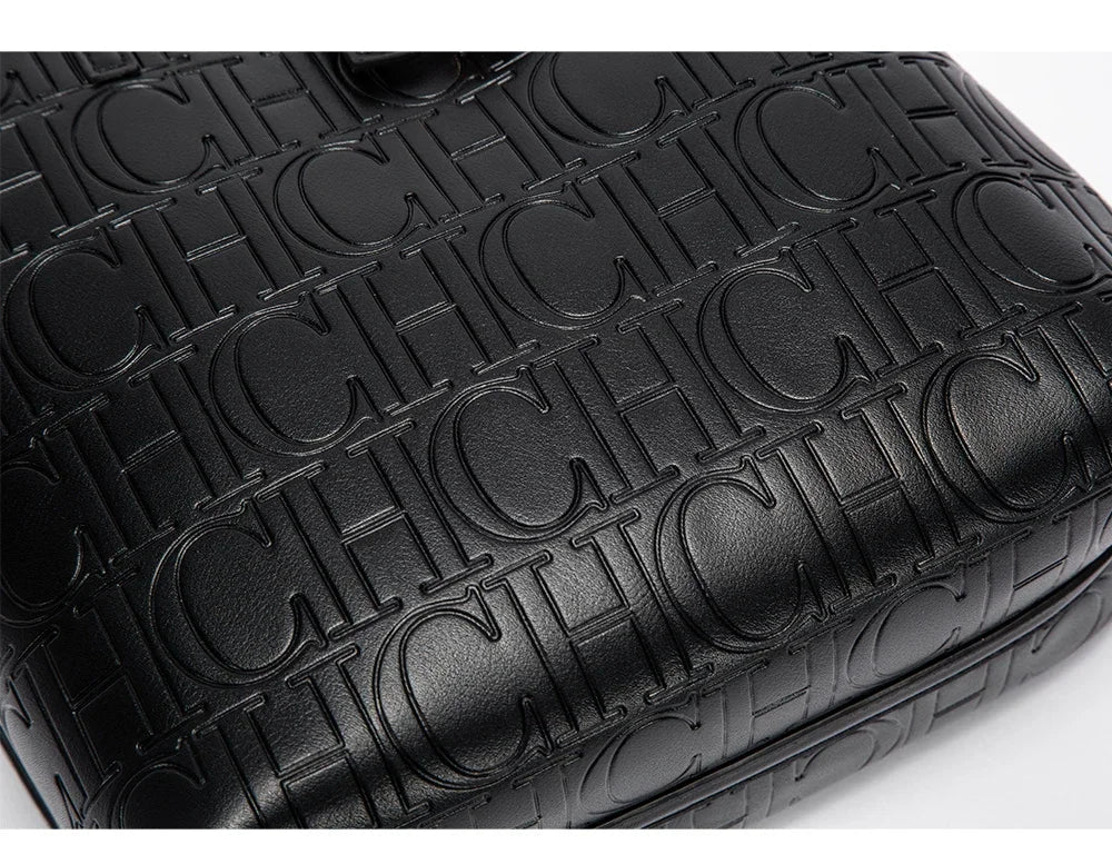 Women's Large Capacity Embossed Shoulder Bag Solid Color with Simple Texture Minimalist Design 2026 Trendy Fashion Commute