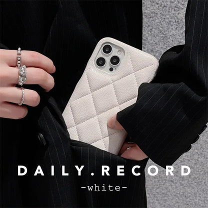 Crossbody Lanyard Wallet Phone Case For iPhone 15 14 13 16 Pro Max Card Holder Necklace Chain Luxury  Leather ( NO LOGO)